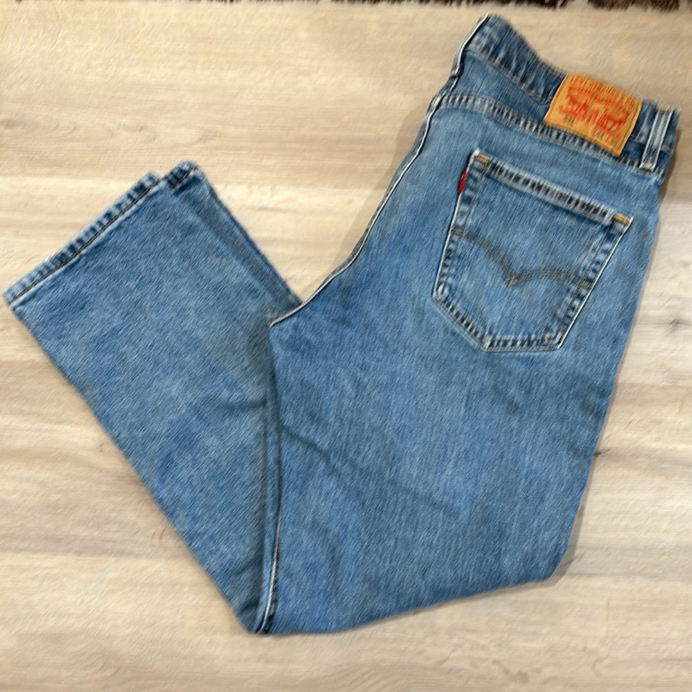 Levi's Light Blue Straight Leg Jeans